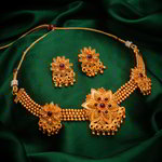 *Бордовое, цвета меди, золотое и красное медное индийское украшение на шею со стразами