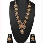 *Разноцветное и золотое индийское украшение на шею с искусственными камнями