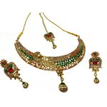 *Разноцветное и золотое индийское украшение на шею со стразами, искусственными камнями