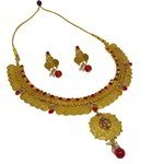 *Бордовое, золотое и красное индийское украшение на шею со стразами, искусственными камнями