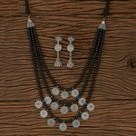 *Серебристое латунное индийское украшение на шею