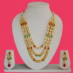 *Разноцветное, цвета меди и золотое медное индийское украшение на шею с искусственными камнями