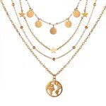 *Цвета меди и золотое индийское украшение на шею из меди с бисером