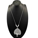 *Серебристый индийский кулон на шею