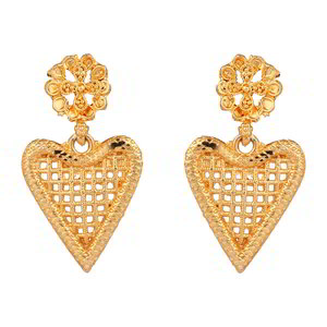 Золотое индийское украшение на шею с бисером