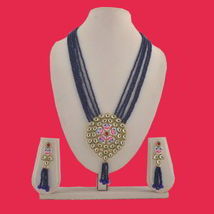 Цвета меди, золотой и синий индийский кулон на шею из меди с искусственными камнями, перламутровыми бусинками