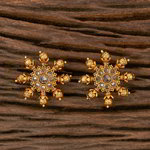 *Золотые латунные индийские серьги с бисером, перламутровыми бусинками