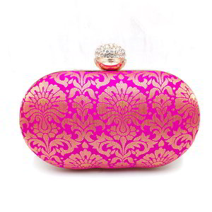 Розовая женская сумочка-клатч
