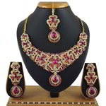 *Цвета меди, золотое и розовое медное индийское украшение на шею со стразами