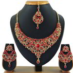 *Цвета меди и золотое индийское украшение на шею из меди со стразами