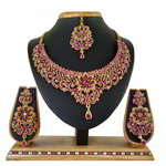 *Цвета меди и золотое медное индийское украшение на шею со стразами