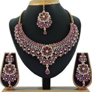 Цвета меди, золотое и розовое медное индийское украшение на шею со стразами