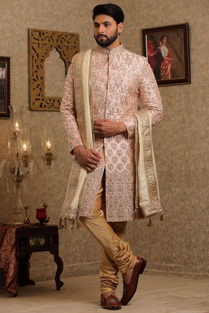 Лососевое шервани + песочные чуридары