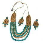 *Разноцветное и золотое индийское украшение на шею со стразами, искусственными камнями