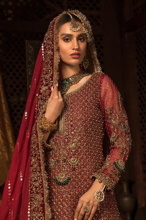 Индийский женский свадебный костюм лехенга (ленга) чоли